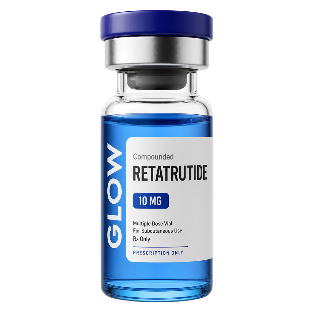 GLOW Compounded Retatrutide 10 MG vial